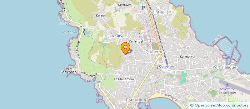 localisation de l'entreprise MADAME MARTINE CAFFORT à QUIBERON