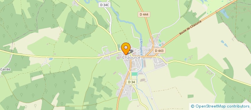 localisation de l'entreprise MADAME MARTINE CAGNARD à CHAOURCE