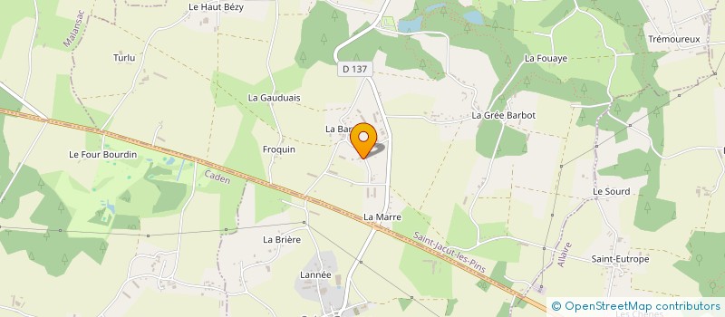 localisation de l'entreprise MADAME MARTINE CALO à SAINT-JACUT-LES-PINS