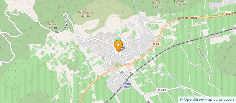 localisation de l'entreprise MADAME MARTINE CAMILLERI  PUGET-VILLE