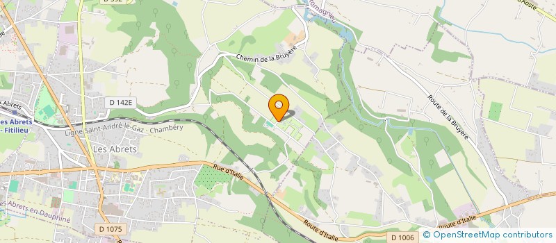 localisation de l'entreprise MADAME MARTINE CAMPAGNA  LES ABRETS-EN-DAUPHINE