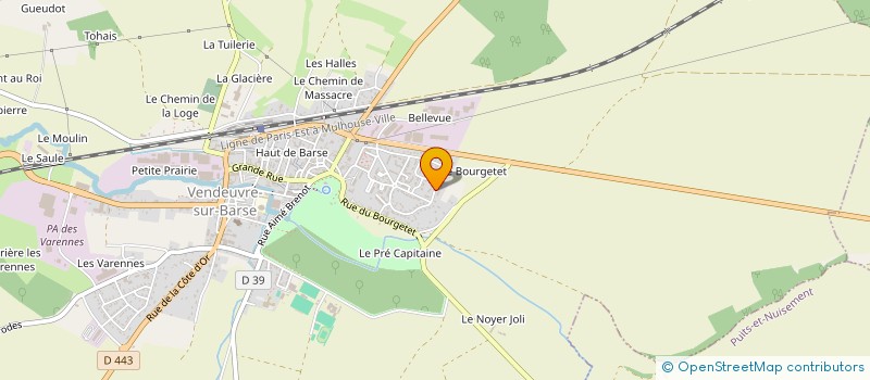 localisation de l'entreprise MADAME MARTINE CAOUDAL à VENDEUVRE-SUR-BARSE