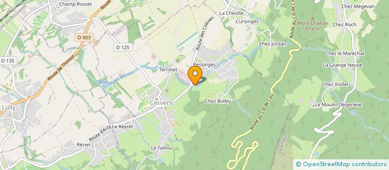 localisation de l'entreprise MADAME MARTINE CAPELOT  CERVENS