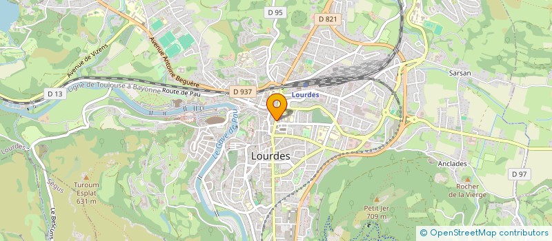 localisation de l'entreprise MADAME MARTINE CAPITAIN à LOURDES