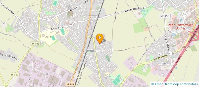 localisation de l'entreprise MADAME MARTINE CARLIER  TEMPLEMARS
