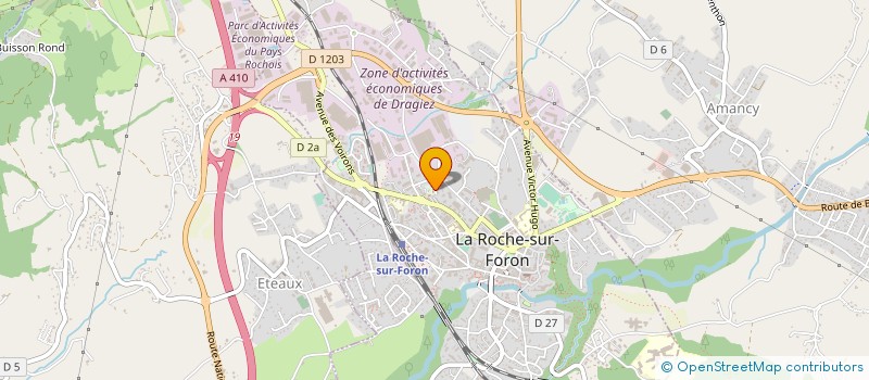 localisation de l'entreprise MADAME MARTINE CARLIER  LA ROCHE-SUR-FORON