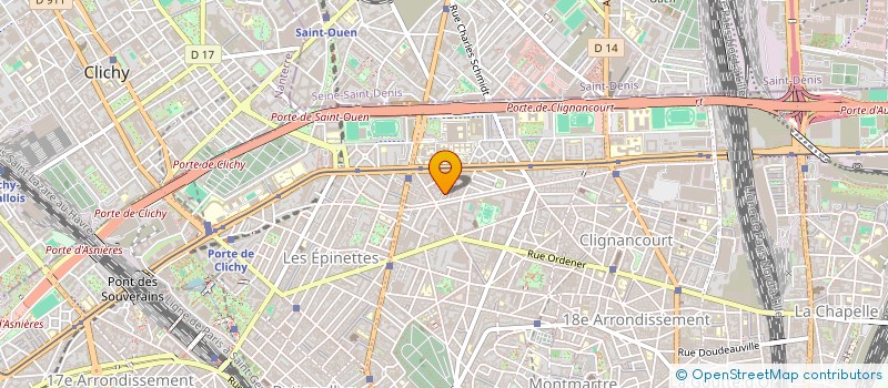 localisation de l'entreprise MADAME MARTINE CAROLINE DA COSTA  PARIS