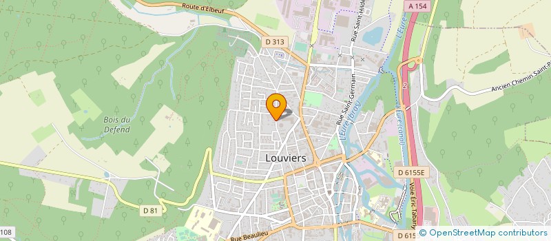 localisation de l'entreprise MADAME MARTINE CARPENTIER à LOUVIERS
