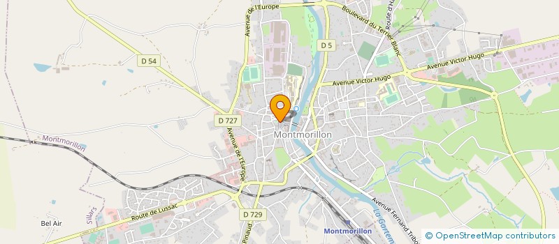 localisation de l'entreprise MADAME MARTINE CARTIER à MONTMORILLON