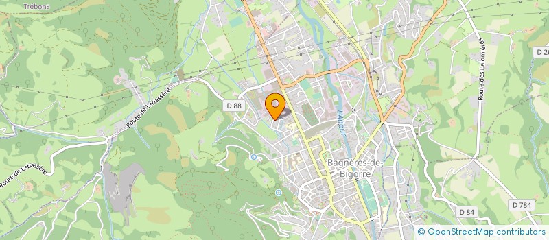 localisation de l'entreprise MADAME MARTINE CASSAGNEAU à BAGNERES-DE-BIGORRE