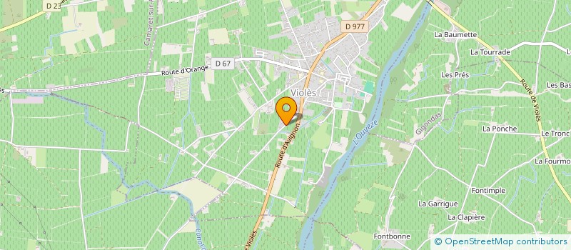 localisation de l'entreprise MADAME MARTINE CASSAR  VIOLES