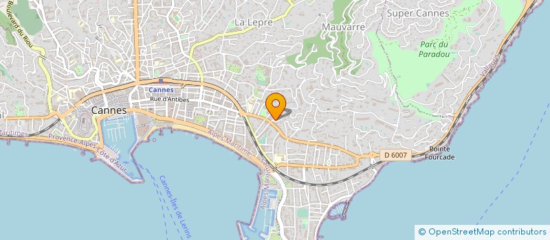 localisation de l'entreprise MADAME MARTINE CATARSI à CANNES