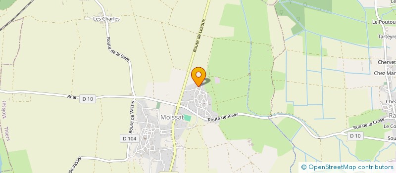 localisation de l'entreprise MADAME MARTINE CATILLON à MOISSAT