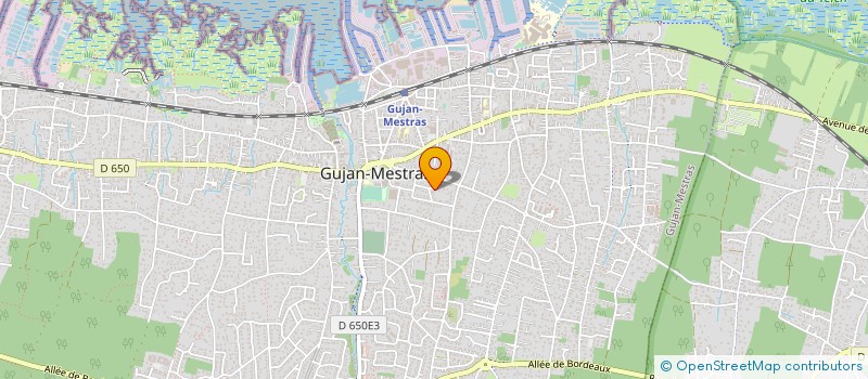 localisation de l'entreprise MADAME MARTINE CAULE  GUJAN-MESTRAS