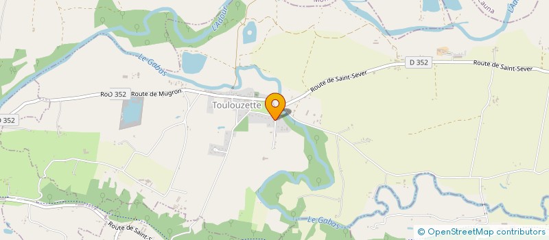 localisation de l'entreprise MADAME MARTINE CAUNA  SOUPROSSE