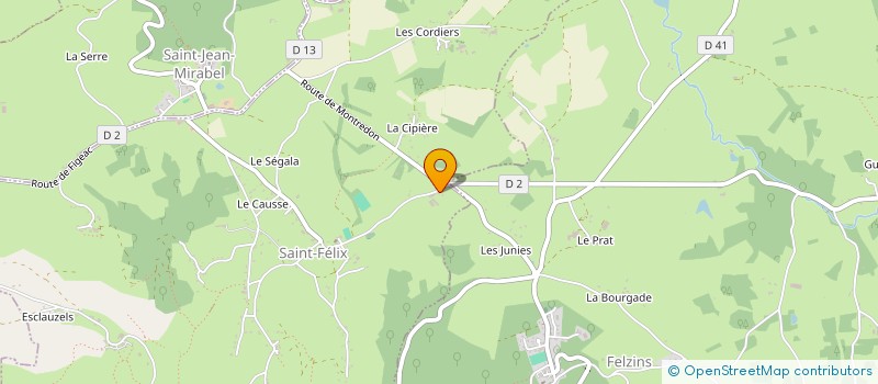 localisation de l'entreprise MADAME MARTINE CAUTILLON à SAINT-FELIX
