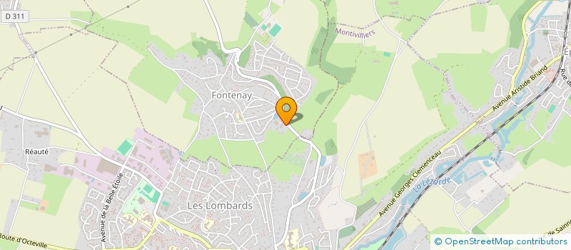 localisation de l'entreprise MADAME MARTINE CAVELIER  FONTENAY