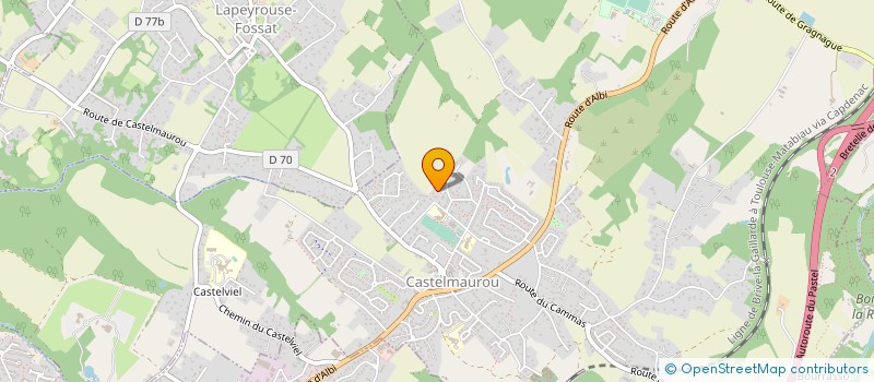 localisation de l'entreprise MADAME MARTINE CAZES  CASTELMAUROU