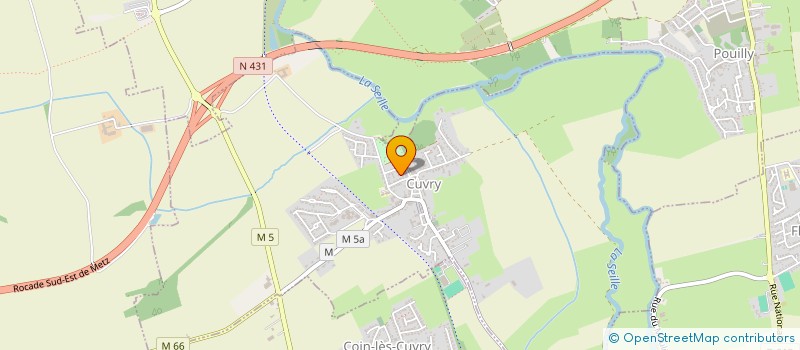 localisation de l'entreprise MADAME MARTINE CERV  CUVRY