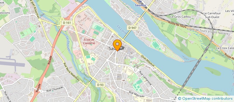 localisation de l'entreprise MADAME MARTINE CHABOT  SAUMUR