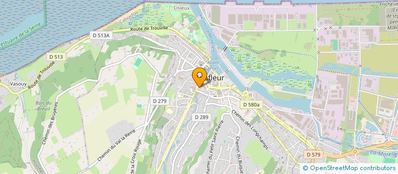 localisation de l'entreprise MADAME MARTINE CHABRAND  HONFLEUR