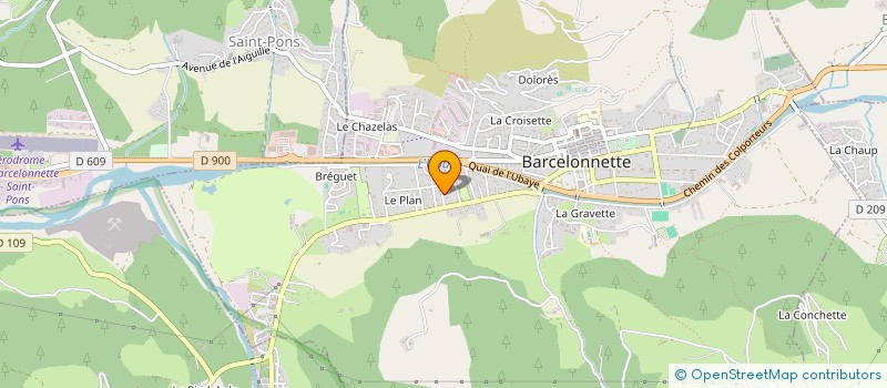localisation de l'entreprise MADAME MARTINE CHALVET à BARCELONNETTE
