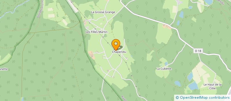 localisation de l'entreprise MADAME MARTINE CHAMAGNE  RADDON-ET-CHAPENDU