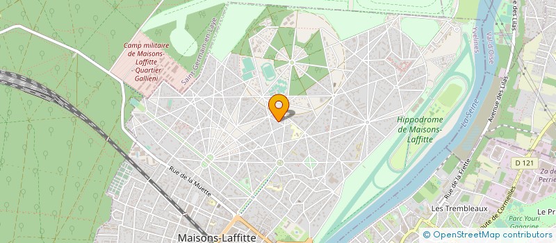 localisation de l'entreprise MADAME MARTINE CHANSIGAUD à MAISONS-LAFFITTE