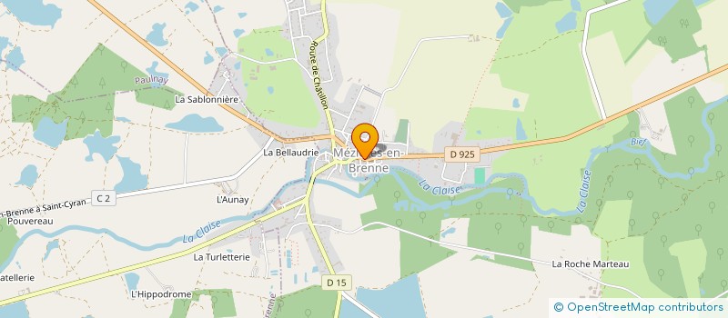 localisation de l'entreprise MADAME MARTINE CHAPON à MEZIERES-EN-BRENNE
