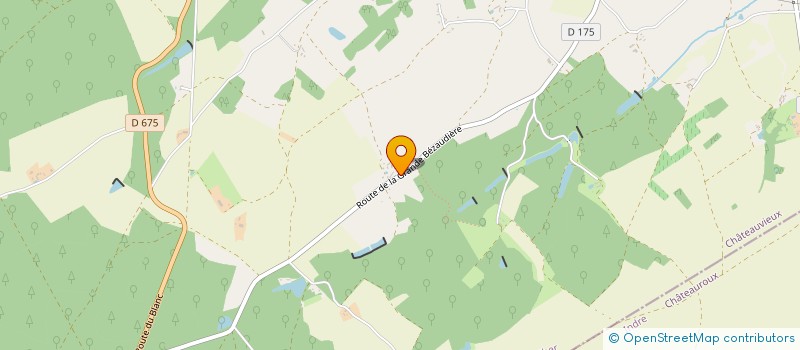 localisation de l'entreprise MADAME MARTINE CHARBONNIER  CHATEAUVIEUX