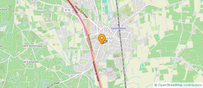 localisation de l'entreprise MADAME MARTINE CHAREYRE  COURTHEZON