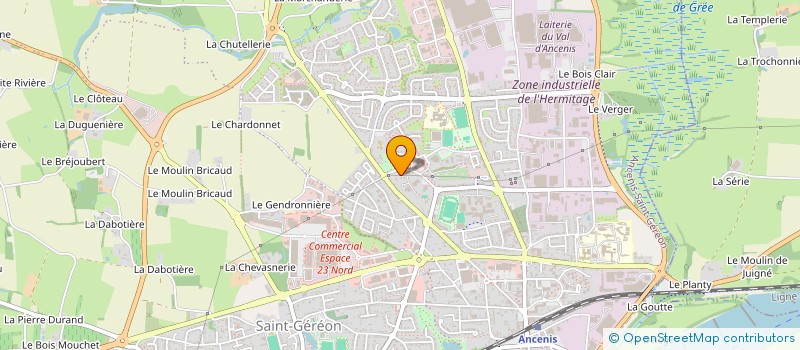 localisation de l'entreprise MADAME MARTINE CHARRIER  ANCENIS-SAINT-GEREON