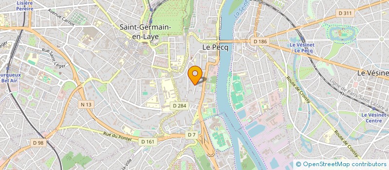 localisation de l'entreprise MADAME MARTINE CHARTON à LE PECQ