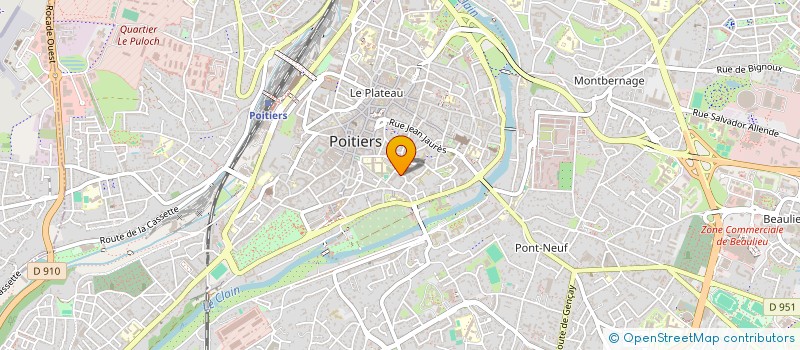 localisation de l'entreprise MADAME MARTINE CHARTON  POITIERS