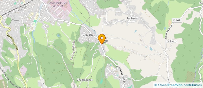 localisation de l'entreprise MADAME MARTINE CHASSAING  MALEMORT