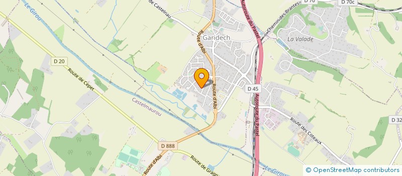 localisation de l'entreprise MADAME MARTINE CHATAINIER GUERIN à SAINT-JEAN-LHERM