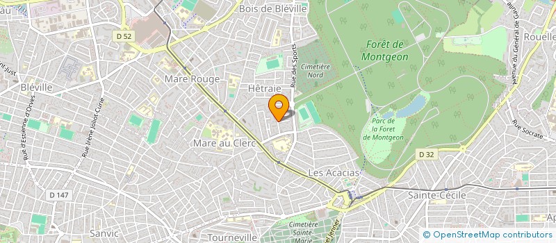 localisation de l'entreprise MADAME MARTINE CHATEL  LE HAVRE