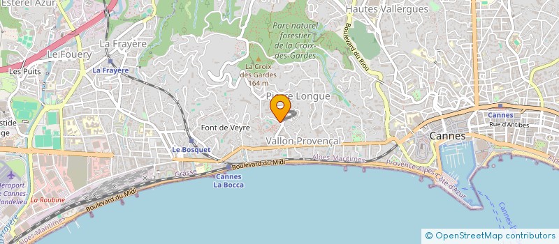 localisation de l'entreprise MADAME MARTINE CHATELAIN  CANNES