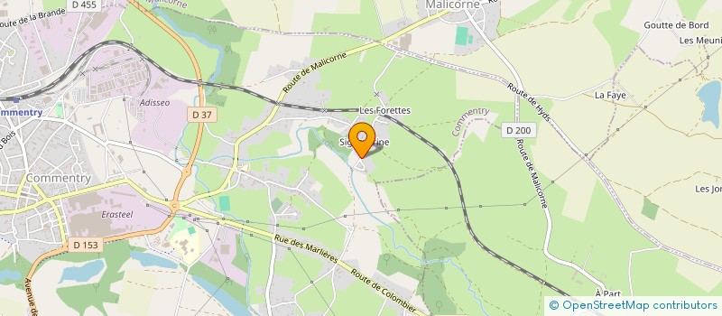 localisation de l'entreprise MADAME MARTINE CHATELIN  COMMENTRY