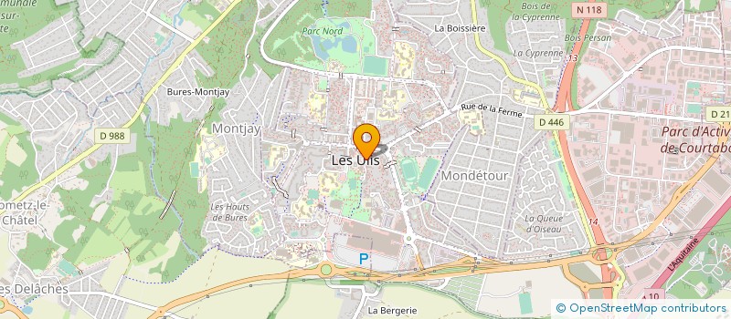 localisation de l'entreprise MADAME MARTINE CHAUMETTE à LES ULIS