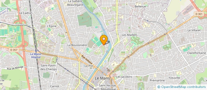 localisation de l'entreprise MADAME MARTINE CHAUSSON à LE MANS