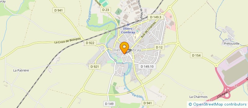 localisation de l'entreprise MADAME MARTINE CHAUVEAU à ILLIERS-COMBRAY