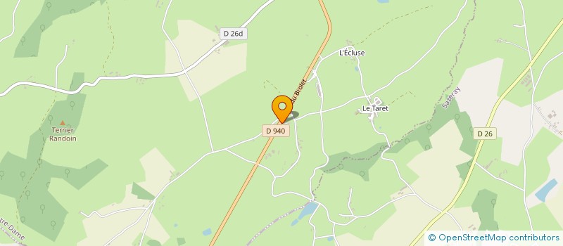 localisation de l'entreprise MADAME MARTINE CHAUVET à POULIGNY-NOTRE-DAME
