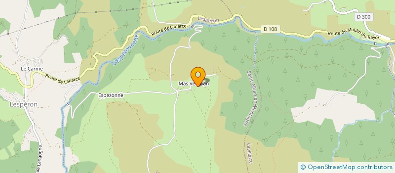 localisation de l'entreprise MADAME MARTINE CHAZALON  SAINT-ALBAN-EN-MONTAGNE