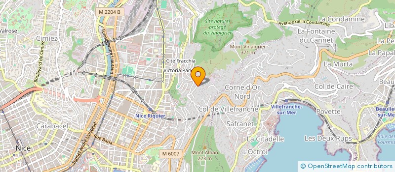 localisation de l'entreprise MADAME MARTINE CHECCAGLINI à NICE
