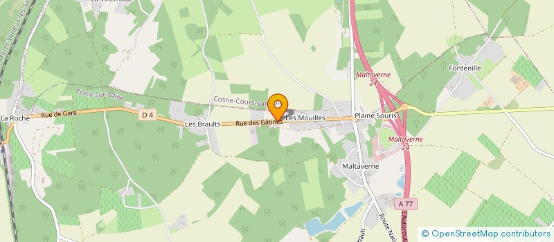 localisation de l'entreprise MADAME MARTINE CHEDAL à TRACY-SUR-LOIRE