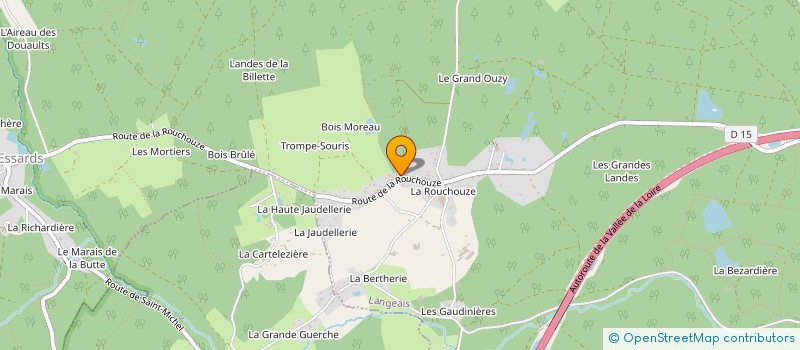 localisation de l'entreprise MADAME MARTINE CHEVE à LANGEAIS