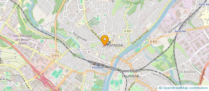localisation de l'entreprise MADAME MARTINE CHEVILLARD à PONTOISE