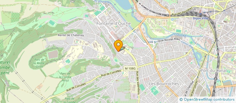 localisation de l'entreprise MADAME MARTINE CHIROL à DIJON