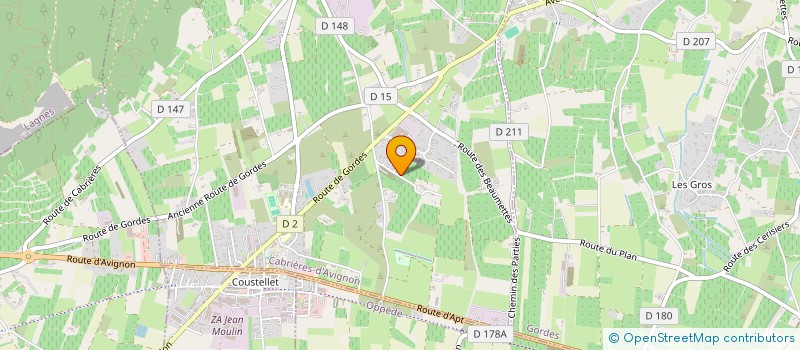 localisation de l'entreprise MADAME MARTINE CHUL à CABRIERES D'AVIGNON